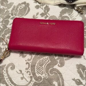 Magenta Michael Kors Wallet